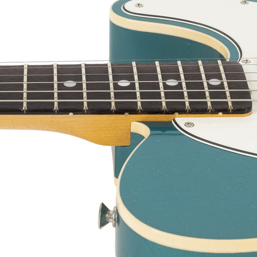 Used Fender Custom Shop Custom Double Esquire DLX CC - Aged Ocean Turquoise