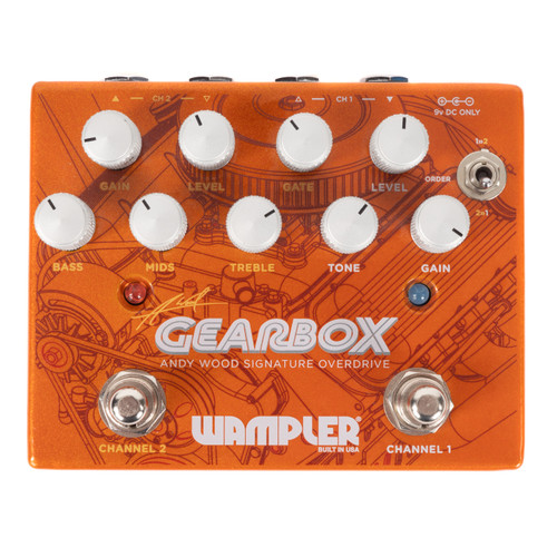 Used Wampler Gearbox Andy Wood Signature Overdrive Pedal