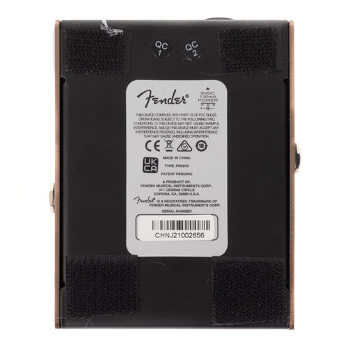 Used Fender Acoustic Preverb Reverb Pedal