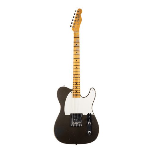 Fender Custom Shop 1956 Esquire Relic with Closet Classic Hardware - Super Aged Charcoal Frost Metallic