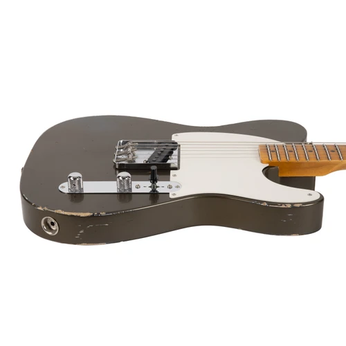 Fender Custom Shop 1956 Esquire Relic with Closet Classic Hardware - Super Aged Charcoal Frost Metallic