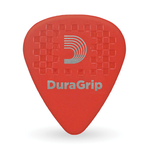D'Addario Duragrip 0.50mm Super Light Guitar Picks - Red (10 Pack)