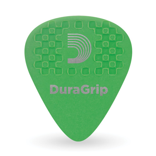 D'Addario Duragrip 0.85mm Medium Guitar Picks - Green (10 Pack)