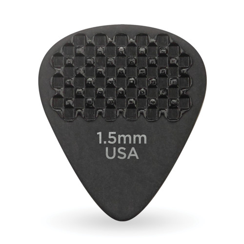 D'Addario Duragrip 1.5mm Extra Heavy Guitar Picks - Black (10 Pack)