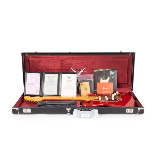 Fender Custom Shop Limited Edition Custom Deluxe Stratocaster - Crimson Red Transparent