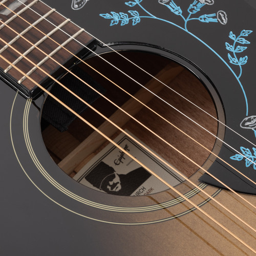 Epiphone Eric Church Hummingbird Dark Studio Acoustic-Electric - Cobra Burst