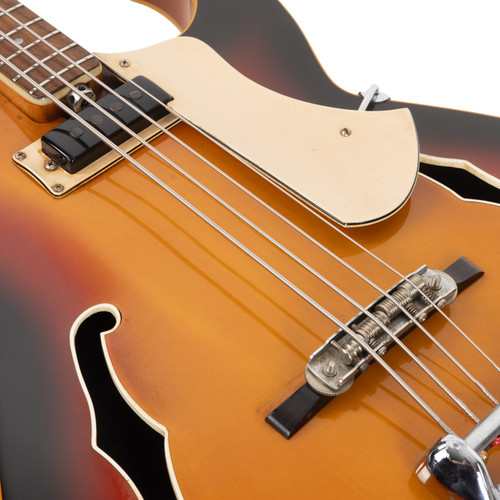 Vintage Vox Saturn IV Bass Sunburst 1960s