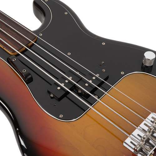 Vintage Fender Fretless Precision Bass Sunburst 1974
