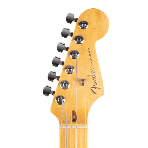 Used Fender American Deluxe Stratocaster V Neck Candy Apple Red 2005