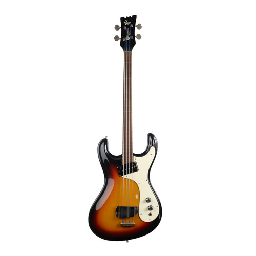 Vintage Mosrite The Ventures Model Bass Sunburst 1965