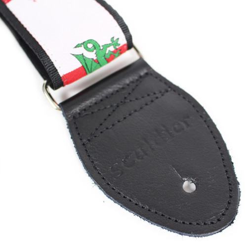 Souldier "Medieval Dragon" Pattern 2" Guitar Strap with Black Ends