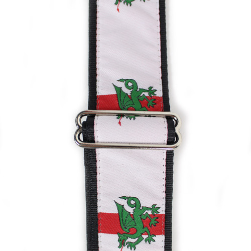 Souldier "Medieval Dragon" Pattern 2" Guitar Strap with Black Ends