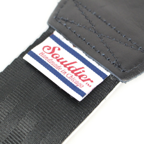 Souldier "Stained Glass" Pattern 2" Guitar Strap with Black Ends