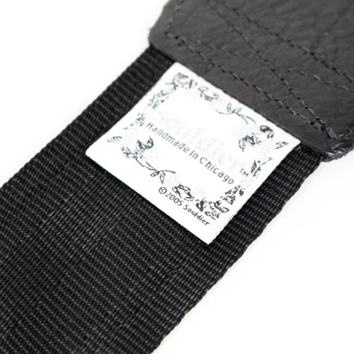 Souldier "Houndstooth" Red & Black Pattern 2" Guitar Strap