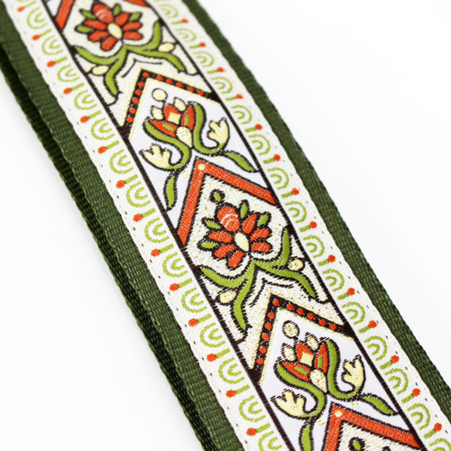 Souldier "Zelda" Red & Green Pattern 2" Guitar Strap