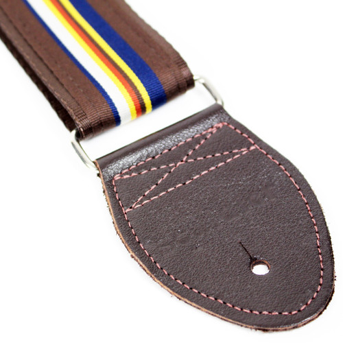 Souldier "Providence" Navy & Brown Pattern 2" Guitar Strap