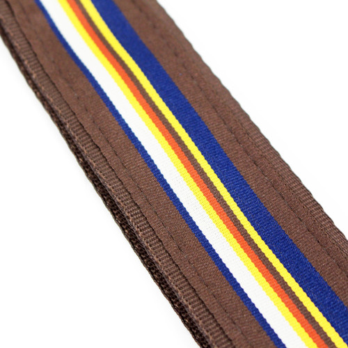 Souldier "Providence" Navy & Brown Pattern 2" Guitar Strap