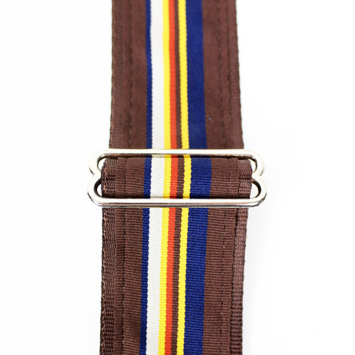 Souldier "Providence" Navy & Brown Pattern 2" Guitar Strap