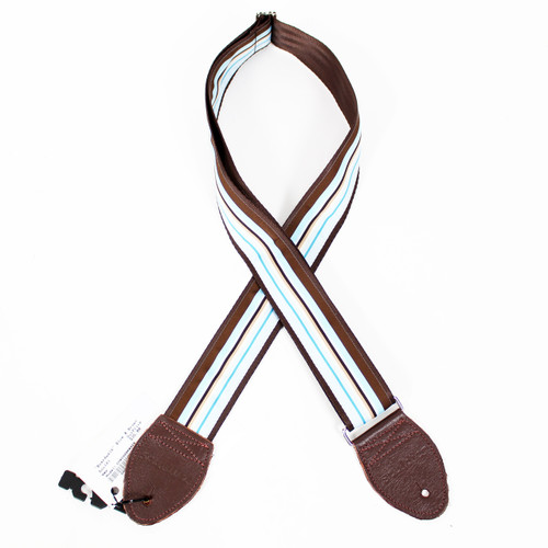 Souldier "Boardwalk" Blue & Brown 2" Guitar Strap