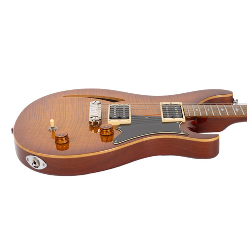 Used PRS SE Custom Semi-Hollow Tri-Color Sunburst 2012