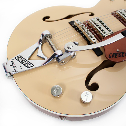 Gretsch G6112TCB-JR Center-Block Junior Jaguar Tan & Copper Metallic Limited Edition