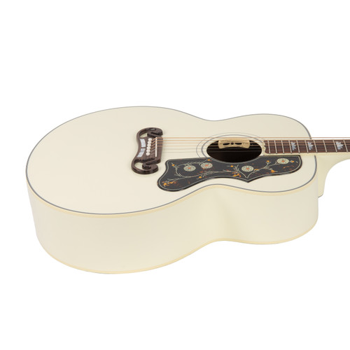 Used Gibson SJ-200 Standard Acoustic-Electric - Classic White