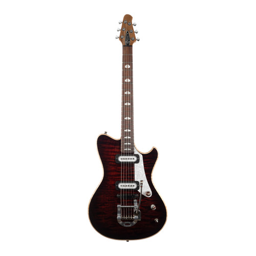 Used Powers Electric A-Type Select Quilted Maple PF42 CamTail - Cabernet Red