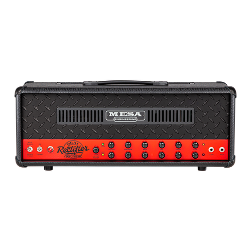 Used Mesa Boogie Limited Edition '90s Dual Rectifier 100W Tube Amp Head - Black Snake Vinyl & Rosso Scuderia