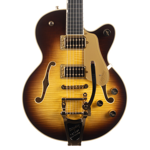 Used Gretsch Broadkaster Jr. LX Figured Center Block with Bigsby - Caramel Dawn