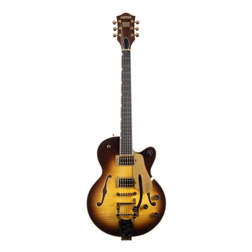 Used Gretsch Broadkaster Jr. LX Figured Center Block with Bigsby - Caramel Dawn