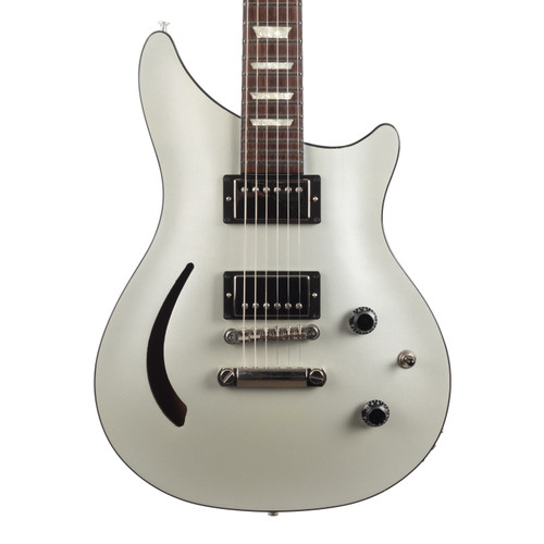 Used Gibson Custom DC Standard Semi-Hollow Silver 2017