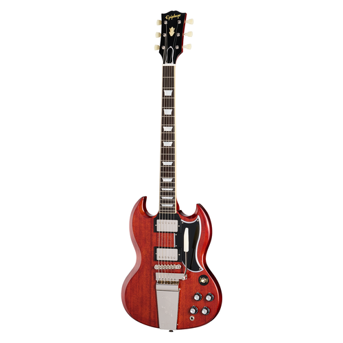 Used Epiphone 1964 SG Standard with Maestro Vibrola Reissue - Cherry Red