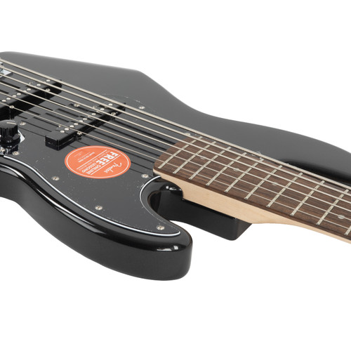 Used Squier Affinity Series Jazz Bass VI Laurel - Black Metallic