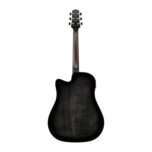 Used Ibanez AAD77CE Acoustic Electric - Black Sunburst