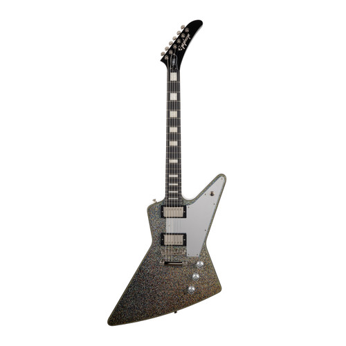 Epiphone Lzzy Hale Explorer Custom - Black Diamond Holographic Sparkle