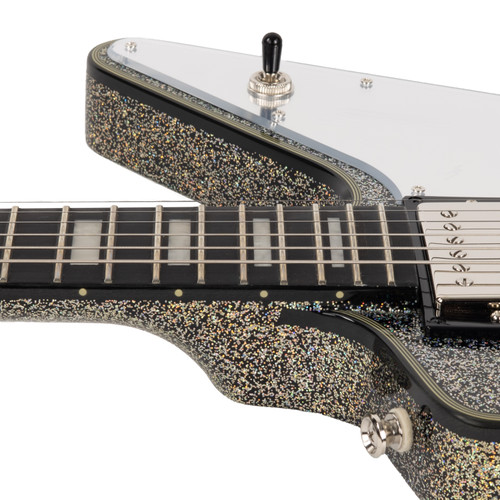 Epiphone Lzzy Hale Explorer Custom - Black Diamond Holographic Sparkle