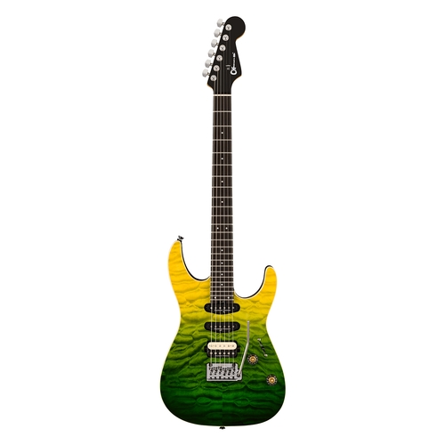 Charvel Pro-Mod Plus Dinky DK24 HSS 2PT EB QM - Zombie Fade