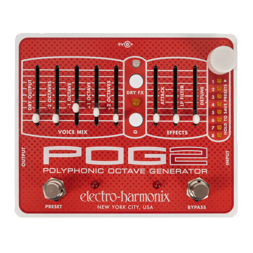 Used Electro-Harmonix POG 2 Polyphonic Octave Generator Pedal 2023