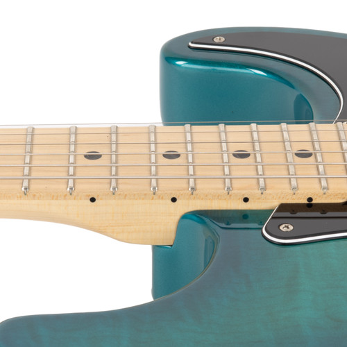Used Fender American Elite Stratocaster HSS Quilt Aqua Marine Metallic 2018