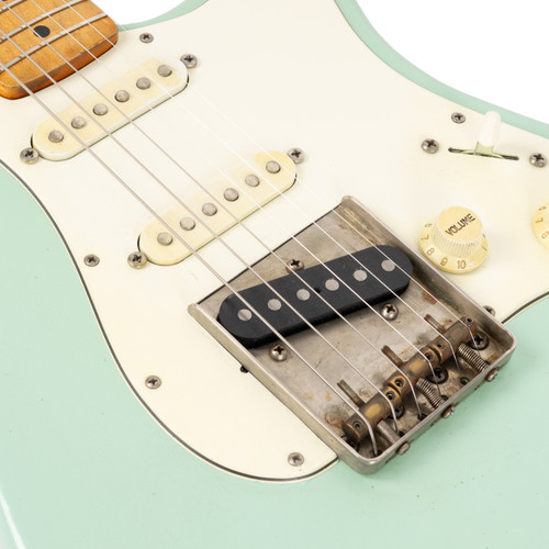 Used Johnston S-Style Electric Guitar Surf Green