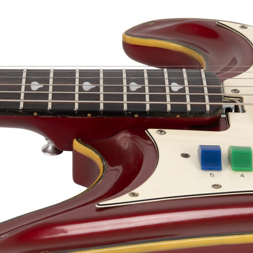 Vintage Teisco Spectrum 5 Red 1960s
