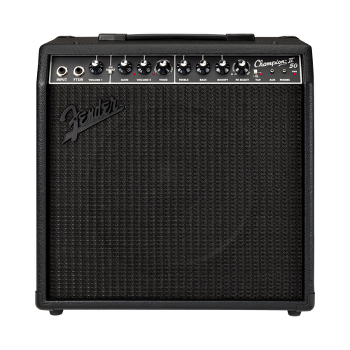 Fender Champion II 50W 1x12 Guitar Combo Amp - Blackout