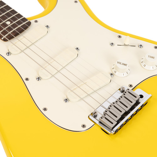 Vintage Fender Strat Plus Graffiti Yellow 1988