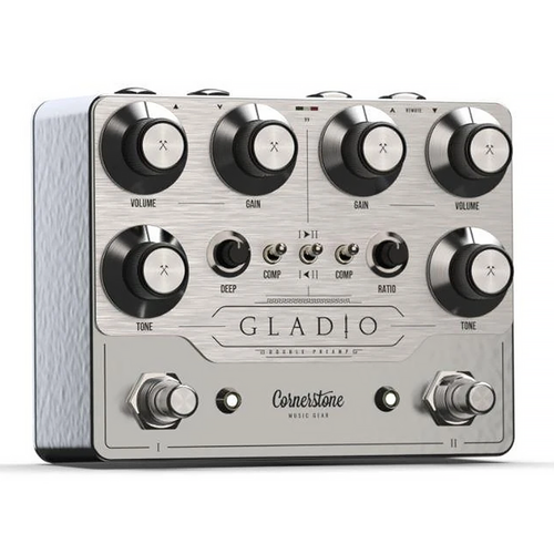 Cornerstone Gladio MK3 Overdrive Pedal - Silver Brushed