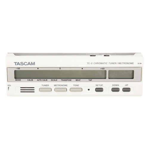 Used Tascam TC-8 Chromatic Tuner & Metronome