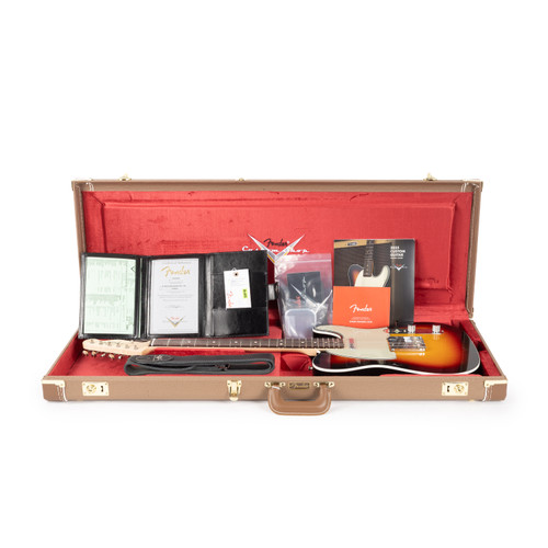 Used Fender Custom Shop 1963 Telecaster Custom NOS Rosewood - 3 Tone Sunburst