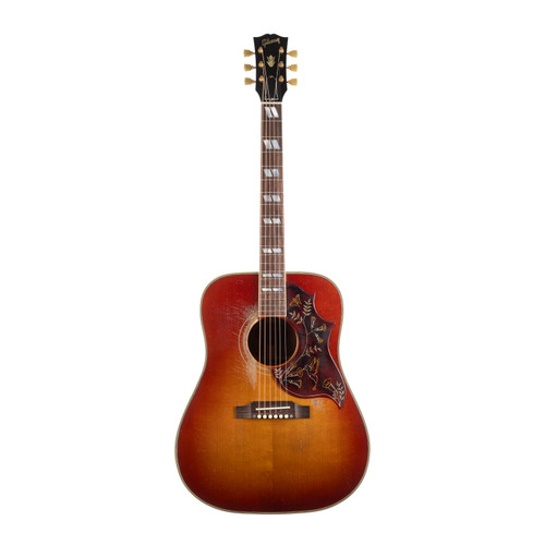 Used Gibson Custom 1960 Hummingbird Murphy Lab Heavy Aged - Washed Cherry Sunburst