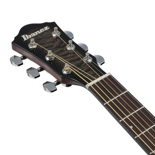 Used Ibanez AEWC16Q Acoustic Electric - Trans Black Sunburst