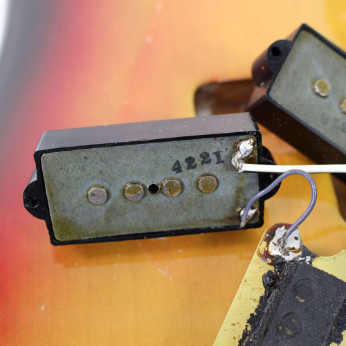 Vintage 1971 Fender Precision Bass Sunburst Finish