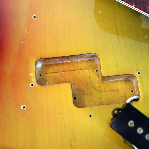 Vintage 1971 Fender Precision Bass Sunburst Finish